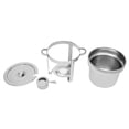 thumbnail image 4 of Soup Chafer Station Commercial Chafing Dish Set Food Warmer Pot W/ Stainless Lid, 4 of 8