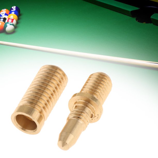 Tornillo de clavija para junta de billar, tornillos de varilla de extensión de billar de Metal duradero para un , Hardware de roscas de 13 mm x 38 mm 12 mm x 28 mm