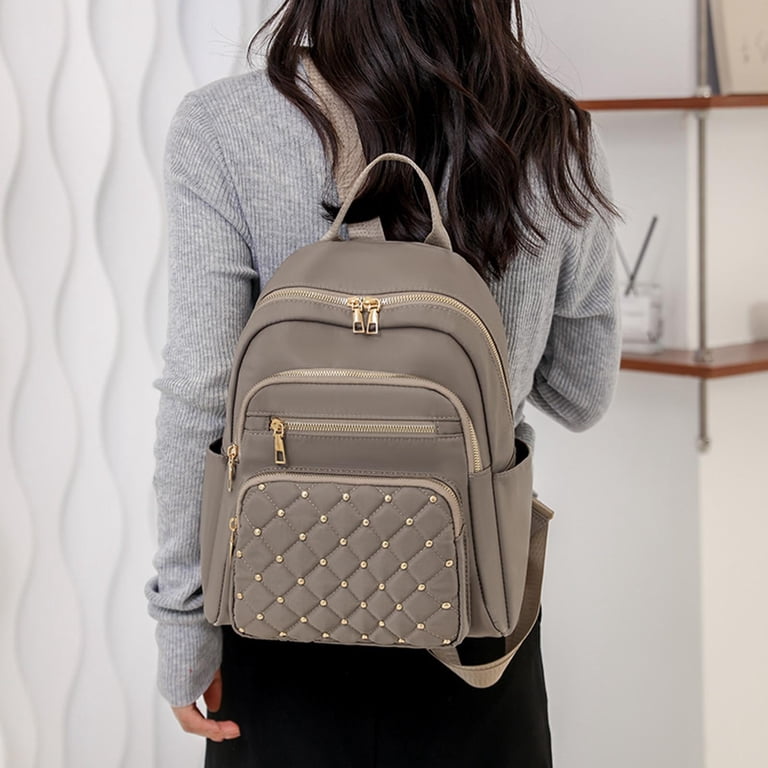 Trendy Faux Leather Backpack Purse for Women Daypack Travel Shoulder Bag Casual Amazon.com: JIANLINST Mini Backpack Purse for Women PU  main image 3