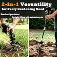 thumbnail image 3 of 2-in-1 Cordless Tiller & Cultivator with Extension Pole – Battery Powered Handheld Garden Tool, Rechargeable Soil Cultivator for Weeding, Flower Beds, Trenching, 3 of 8
