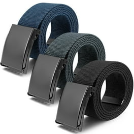 Nike Men's Standard Pack Golf Web Belt, Black/Grey/Navy