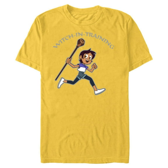 Disney Channel The Owl House Luz - Short Sleeve Blended T-Shirt for Adults - Customized-Yellow