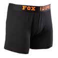 thumbnail image 4 of Foxpolo Men’s Boxer Briefs 4-Pack Gift Set – Printed Striped Design – Breathable Stretch Cotton – Comfortable and Long-Lasting | S - Black, 4 of 6