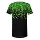 thumbnail image 5 of TaTaai Women's St. Patrick's Print Top, Soft Cotton Lightweight, Relaxed Fit, Short Sleeve V-Neck, Button Ruching, Pullover, Holiday Casual Daily Spring Summer Wear Multi-Color Gift, 5 of 5