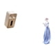 thumbnail image 5 of Elegante Dispensador De Pañuelos De Porcelana Para Dama, Figura De Niña Nórdica Moderna, Caja Rectangular Multiusos, Cubierta Para Escritorio De Oficina, Estante, Gabinete, Decoración, 5 of 8
