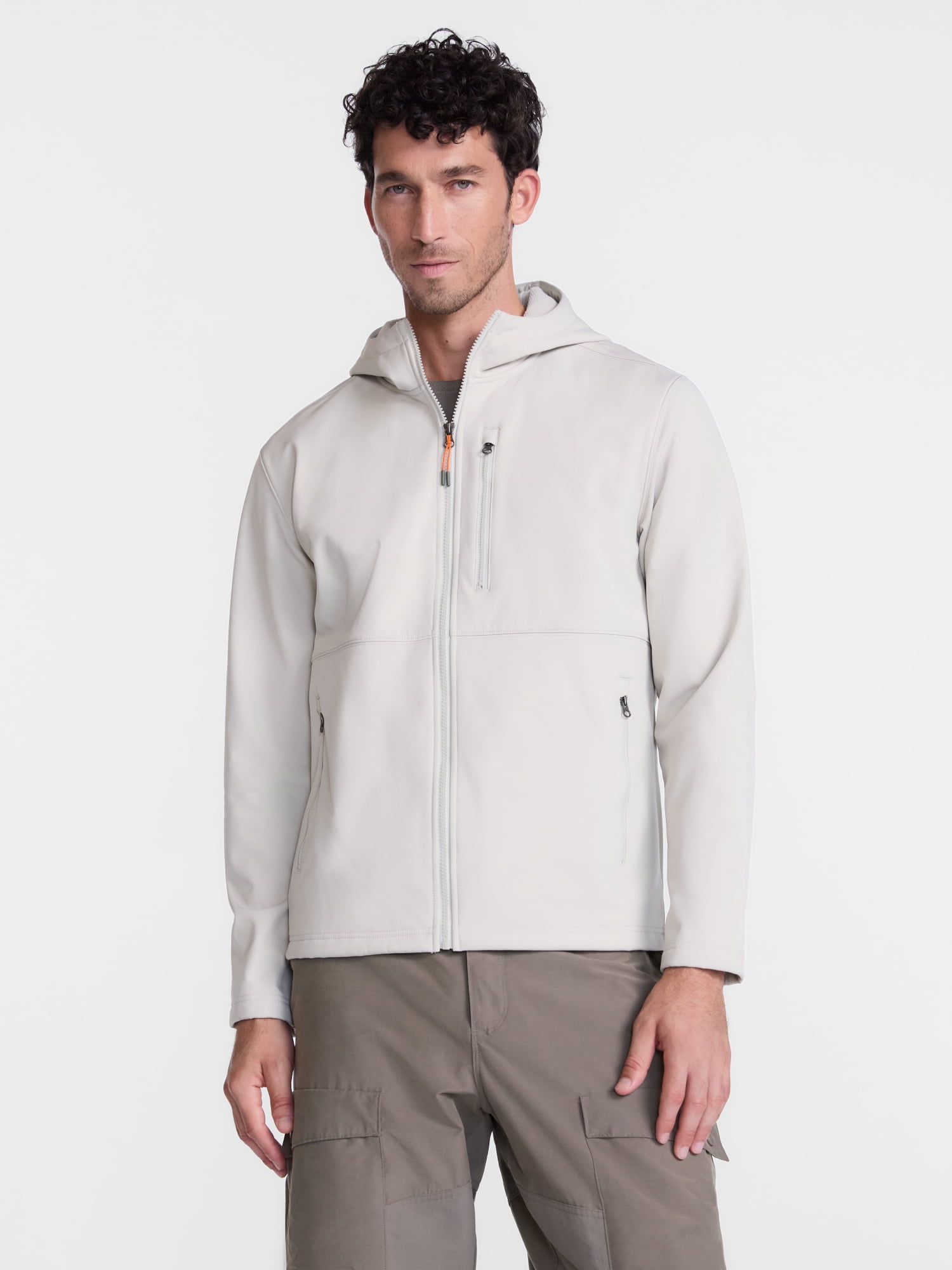 Ozark Trail Men's and Big Men's Softshell Jacket with Hood, Sizes S-3XL