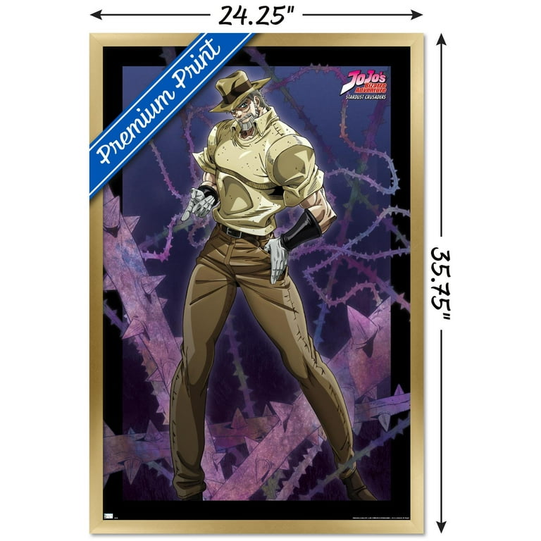 JoJo's Bizarre Adventure - Joseph and Hermit Purple Wall Poster