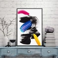 thumbnail image 3 of IDEA4WALL Framed Canvas Wall Art for Living Room, Bedroom Colored Brush Canvas Prints for Modern Home Decoration Ready to Hang, 3 of 4