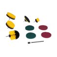 thumbnail image 1 of Drill Brush Kit, Rotating 10 PCS Scrub Brush  For Car Tire For Cleaning Pool Tile For Kitchen Sink For Carpet Mat, 1 of 8