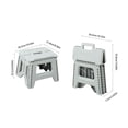 thumbnail image 3 of Rewenti Folding Step Stool Heavy Duty Plastic Foldable Step Stool with Handle for Kitchen Bathroom Home Use, 3 of 6