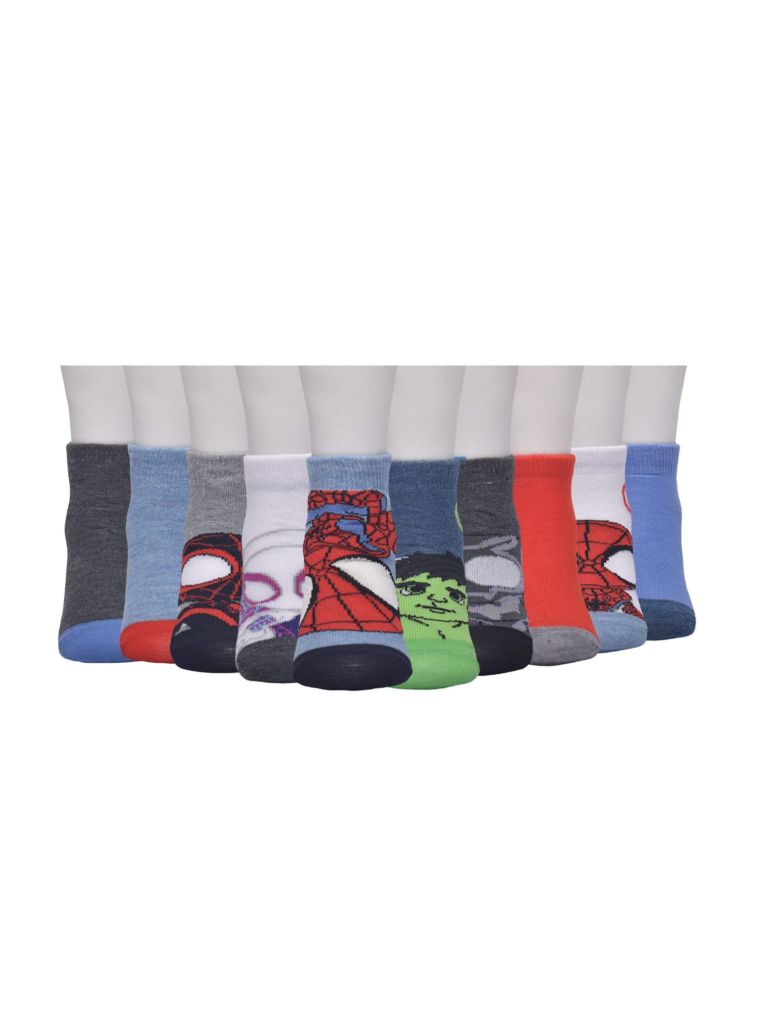 Character Toddler Ankle Socks, 10-Pack, Sizes 12M-5T