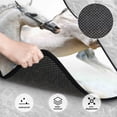 thumbnail image 3 of Yiaed Running White Horses Print Carpet Floor Mats for Cars, Auto Accessories Front & Rear Car Floor Mats Car Floor Foot Mat Sets of 4 Pieces, 3 of 7