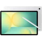 Samsung Galaxy Tab S10 FE w/S-Pen (128GB, 8GB, WiFi) 10.9 90Hz Full HD Android Tablet, Octa-core (4nm), 4K Camera, IP68 Water Resistant SM-X520 (Silver)