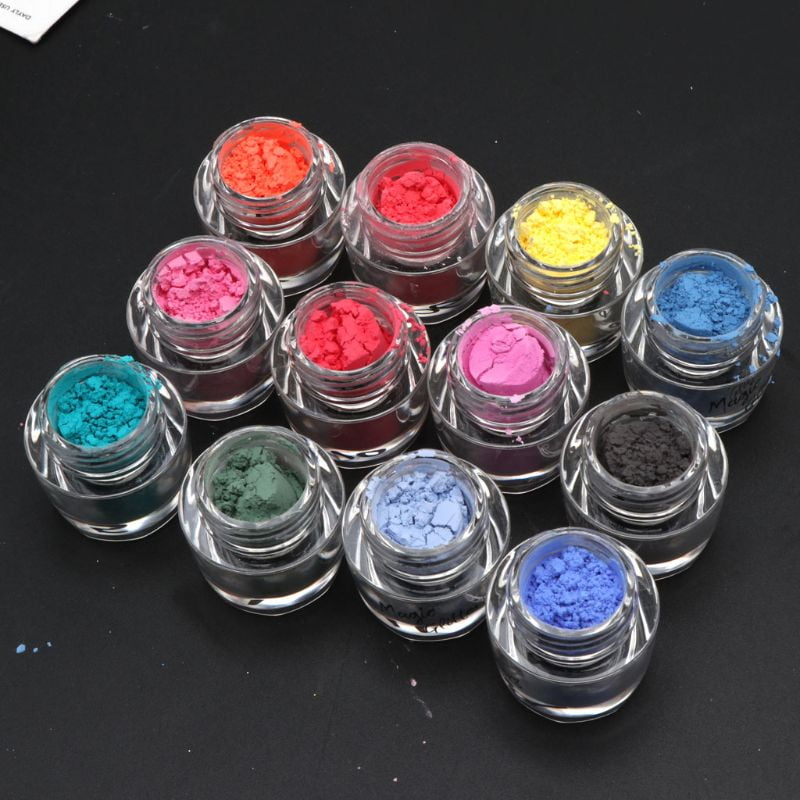 Shining Nail Glitter Power Auroras Flakes Sequins Paillette Crystal Thermochromic Nail Pigment Dust Powder Nail Decors