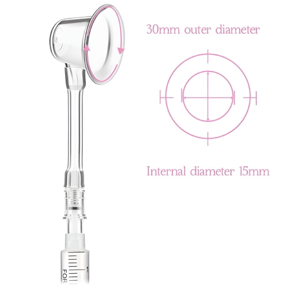 XIRQI Nipple Extractor Large Suction Corrector Puller Breastfeeding Aid for Flat Inverted Nipples