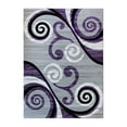 thumbnail image 2 of Flash Furniture Valli Rectangular Contemporary Black, Grey, Purple Area Rug, 8' x 10', 2 of 7