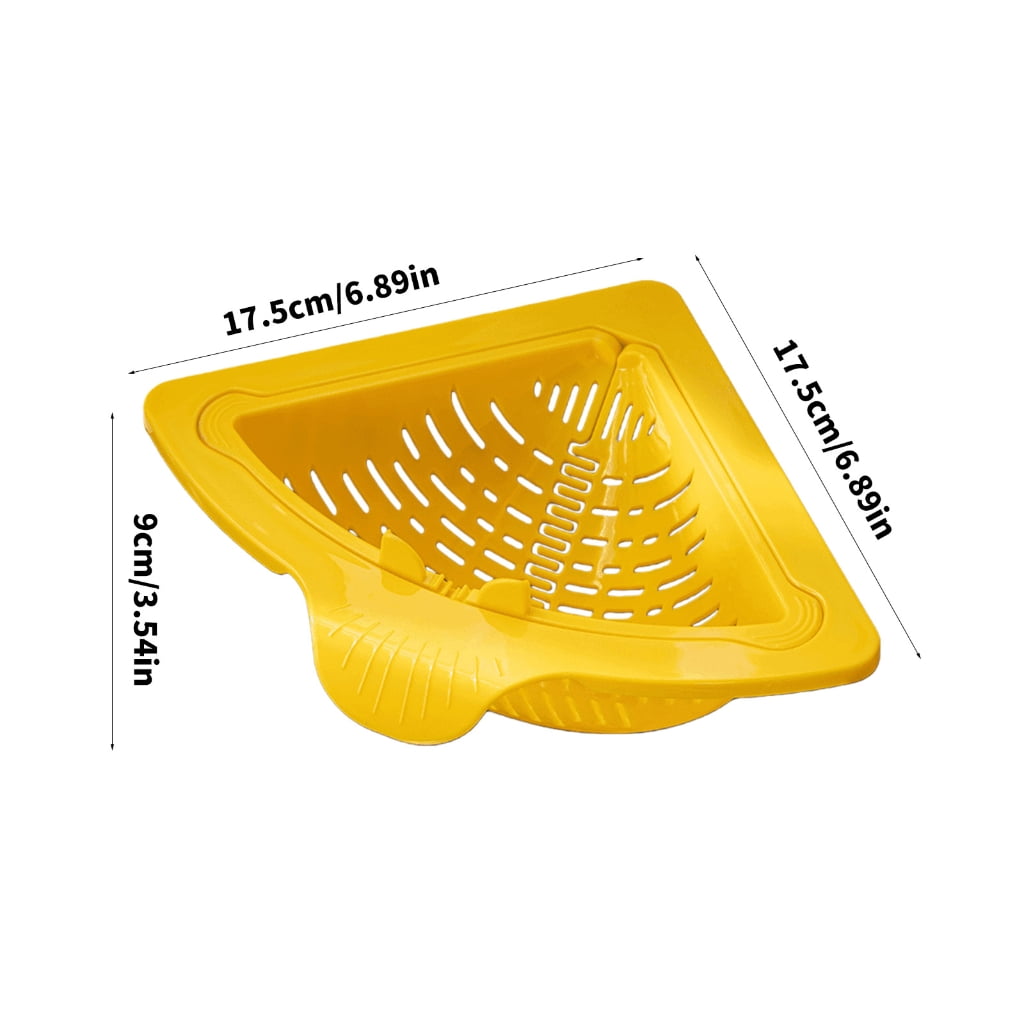 Triangle Sink Drain Basket Popup Waste Disposal Design For Organized Countertops And Efficient