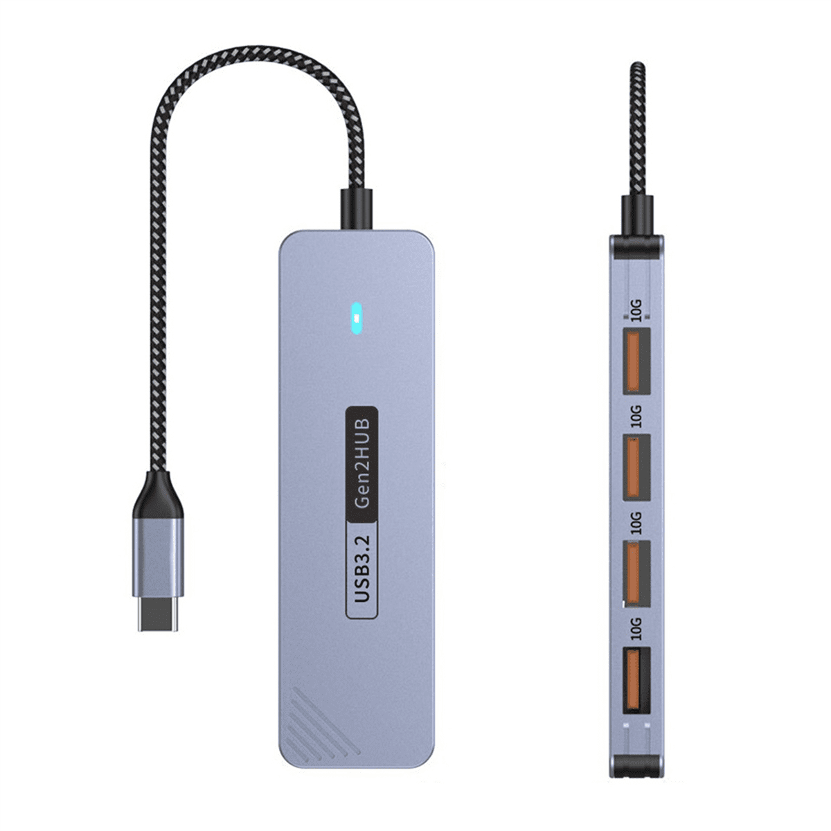 3X 10Gbps USB 3.2 GEN2 HUB USB C HUB High Speed USB Splitter USB Type-C 3.2 HUB,3 x USB C HUB,Random Color