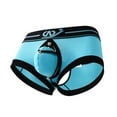 thumbnail image 4 of khonts,Men's Underwear Comfortable Breathable Briefs Detachable Pouch Lightweight Soft Fabric for Daily Wear Sky Blue M, 4 of 4