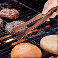thumbnail image 4 of Wooden Cooking Tongs For Barbecue, Buffet, 4 of 5