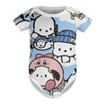 thumbnail image 6 of Pochacco Baby Bodysuit Boy Girl Clothes Soft Newborn Infant Outfit Short Sleeve Romper, 6 of 8