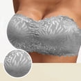 thumbnail image 4 of Admvng Women's Lace Strapless Bra Wireless Seamless Push Up Bra, 4 of 7