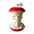 thumbnail image 5 of Kiddiway Halloween Scented Skull Apple Candle - Perfect for Halloween Decorations, Party Favors, Skull Decor, and Unique Present for Spooky Season Fans,Red, 5 of 6