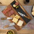 thumbnail image 4 of Twine Rustic Cheese Knife, Soft and Hard Cheese Charcuterie Tools, Set of 3, 4 of 6
