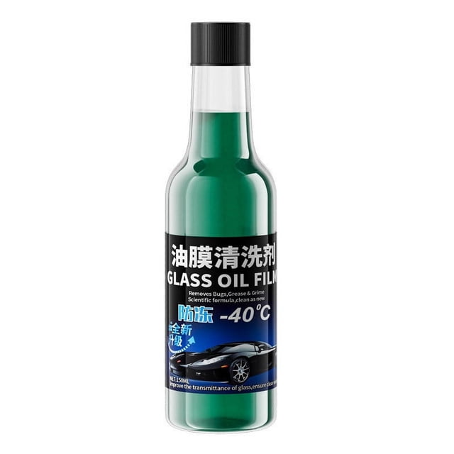 Binmer Powerful Glass Oil Film Remover Windshield Cleaner Glass Cleaner User-Friendly Oil Film Remover For Glass 100ml