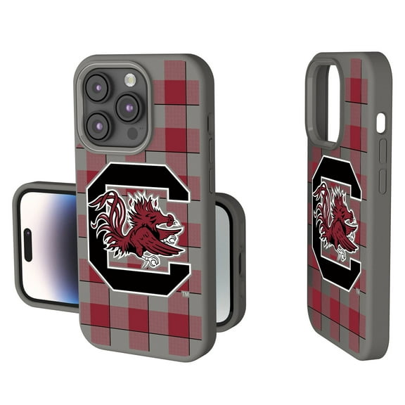 Keyscaper South Carolina Gamecocks Plaid Soft Touch iPhone Case