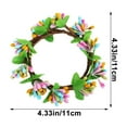 thumbnail image 7 of Specollect Easter Candle Wreath with Colorful Eggs, Small Candle Ring Holder for Pillars, Perfect for Candle Holder, Table Centerpiece, Spring Wreath for Decor, 7 of 7