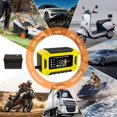 thumbnail image 5 of Intelligent Car Motorcycle Battery Charger 12V/6A, Battery Charger with Automatic Repair Function, Portable Motorcycle Battery Charger with LCD Display for Car, Motorcycle, SUV, 5 of 5