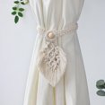 thumbnail image 2 of Curtain Tieback with Tassel Fine Workmanship Home Decor Drapery Buckle Holdback Decor for Office, 2 of 7