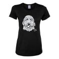 thumbnail image 2 of Golden Doodle Dog Lover Pet Owner Animal Lover Womens Graphic T-Shirt, Black, X-Large, 2 of 4