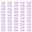 Purple, variant on WINDLAND 100Pcs Colorful Fabric Wing Appliques Hair Accessories For Handmade Garment