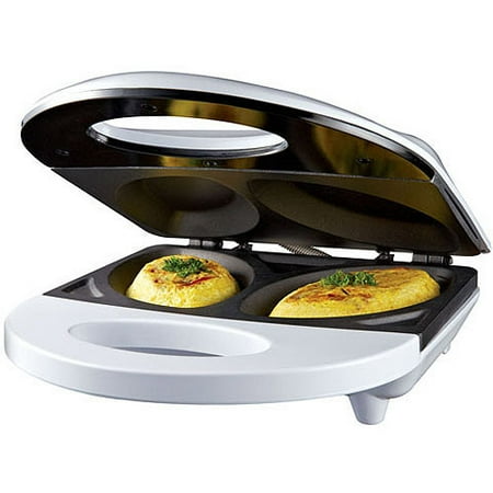 Sylvania 750W Nonstick Omelet Maker, White