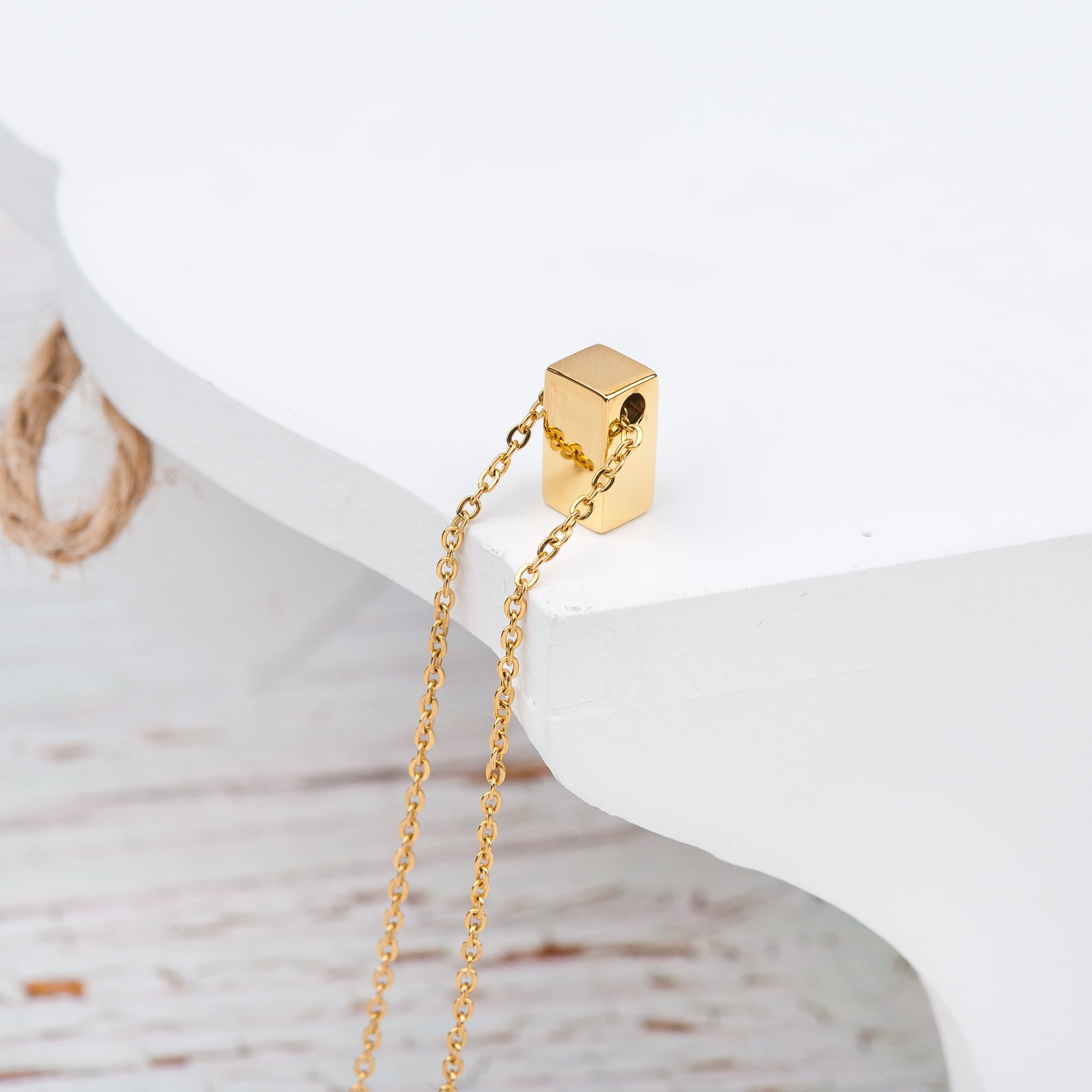 Mother of the Bride Mother's Day Gift, Jewelry Gift for Mother in Law, Necklace and Card Gift Set, Gift for Mom, Gift for Her, Jewelry for Mom, Thank you Gift [Gold Cube,Purple Gradient]