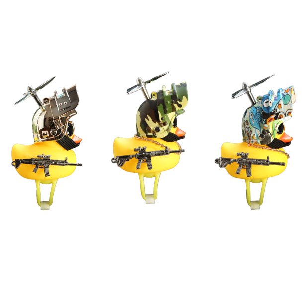 Adorno De Pato Para Manillar De Motocicleta, Adorno De Bicicleta Para Casco De Pato Amarillo Pequeño Guardurnaity OD015194-09