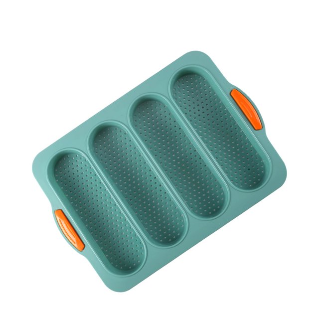 Walson Silicone French Bread Pan Baguette Baking Tray Non-Stick Loaf Pan for Baking Tool Type 3