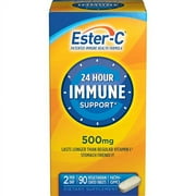 Ester-C 500 mg 24 Hour Vitamin C Tablets for Immune Support, 90 Count