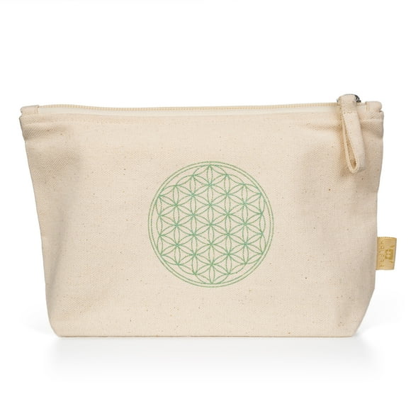 Pascoe's Flower of Life Beauty Pouch - 100% Organic Cotton