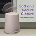 thumbnail image 3 of Superio Small Trash Can with Lid 3 Liter Taupe, 3 of 9