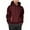 #001-Red, variant on Favoffer Boys' Winter Fleece-Lined Hoodie Pocket Casual Loose-Fit Long Sleeve Hooded Sweatshirt with Zipper Detail Holiday Gatherings Photoshoots Daily Toddler Teen 4-15Y