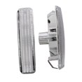 thumbnail image 2 of 2 Pair Front  Side Marker Light Lamp Housing White Lens Replacement for  5 Series E39 1997-2003 63148360589, 2 of 8