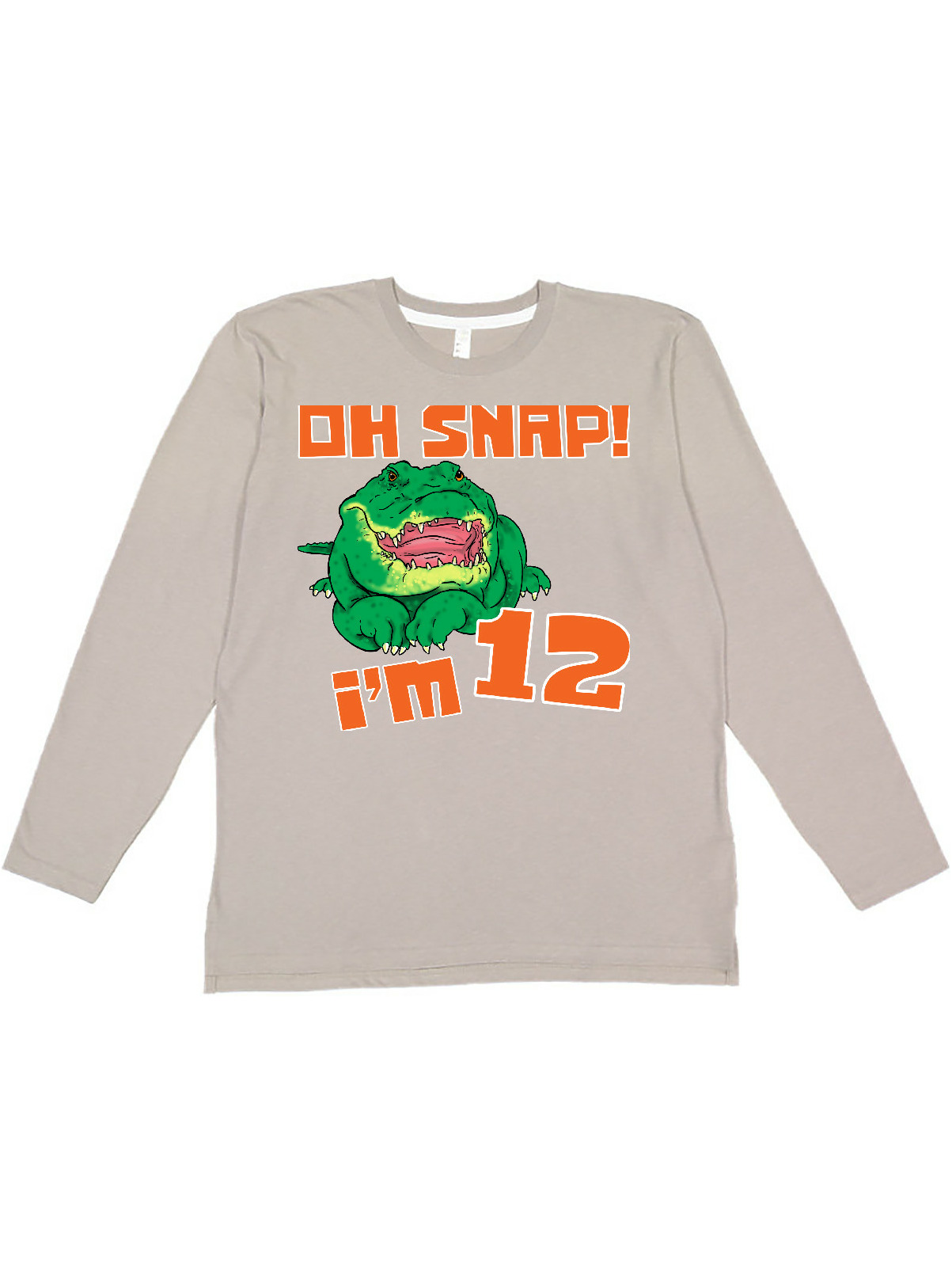 Cute Green Alligator Adult Long Sleeve 