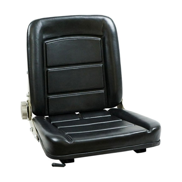 Colaxi Universal Forklift Seat Fold Down Forklift Seat Waterproof Mower Seat Tractor Seat for Skid Loader Backhoe Dozer Telehandler