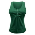 thumbnail image 5 of Giftesty Tank Tops for Women Casual Sleeveless T-shirt with Solid Button Top, 5 of 6