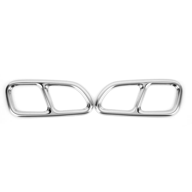 Rear Pipe Guard,Car Quad Exhaust Tip Exhaust Pipe Protector Exhaust Tip Trim Exceptional Reliability
