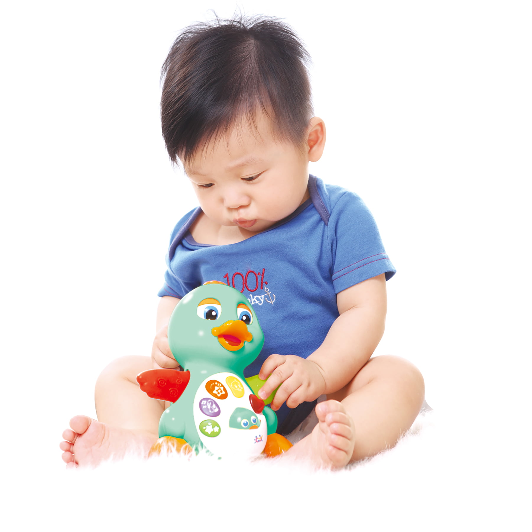 Lights Action Music Toy Infant Different Unique Games to Entertain and Help Develop Kids. Baby and Toddler Musical and Educational Toy JoyABit Light Up Dancing and Singing Duck Toy 