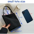 thumbnail image 3 of CoCopeanut Women Chic Rhinestone Evening Purse Small Bucket Hobo Bag Bling Black Luxury Bags for Women Sparkly Handbag for Prom Party, 3 of 7